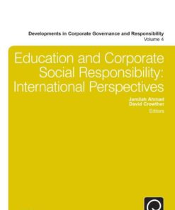 Education and Corporate Social Responsibility: International Perspectives eBook