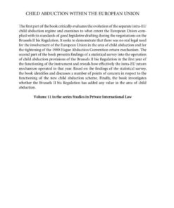 Child Abduction within the European Union: Law, Concepts, Possibilities eBook
