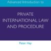 Advanced Introduction to Private International Law and Procedure eBook