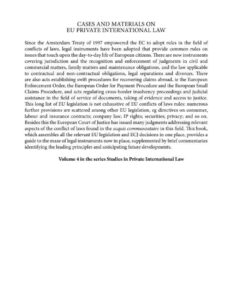 Cases and Materials on EU Private International Law: Globalisation of Intellectual Property Rights and Access to Medicines eBook