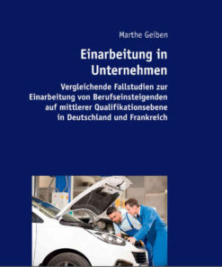 Einarbeitung in Unternehmen: Vergleichende Fallstudien zur Einarbeitung von Berufseinsteigenden auf mittlerer Qualifikationsebene in Deutschland und Frankreich eBook