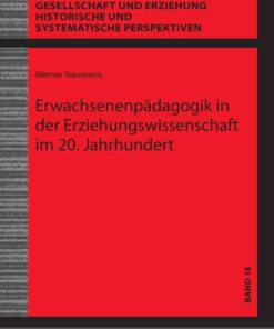 Erwachsenenpaedagogik in der Erziehungswissenschaft im 20. Jahrhundert eBook