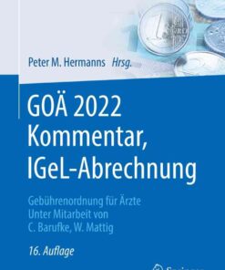 GOÄ 2022 Kommentar, IGeL-Abrechnung Gebührenordnung für Ärzte eBook