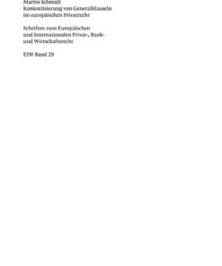 Konkretisierung von Generalklauseln im europäischen Privatrecht eBook