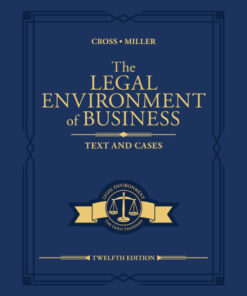 The Legal Environment of Business: Text and Cases, 12th Edition eBook