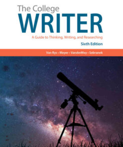 The College Writer: A Guide to Thinking, Writing, and Researching (with 2019 APA Updates) eBook