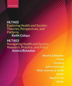 EXPLORING HEALTH AND SOCIETY: THEORIES, PERSPECTIVES, AND PATTERNS- HLTA02 UNIVERSITY OF TORONTO CUSTOM EPUB eBook
