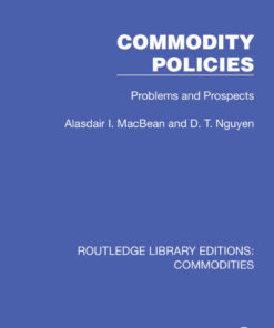 Commodity Policies: Problems and Prospects eBook