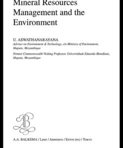 Mineral Resources Management and the Environment, 1st Edition eBook