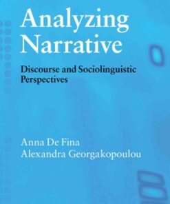 Analyzing Narrative: Discourse and Sociolinguistic Perspectives eBook