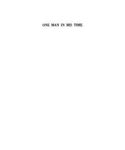 One Man in His Time: The Adventures of H. Watkins, Strolling Player, 1845-1863, from His Journal eBook