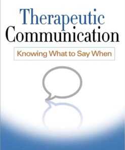 Therapeutic Communication: Knowing What to Say When, 2nd Edition eBook