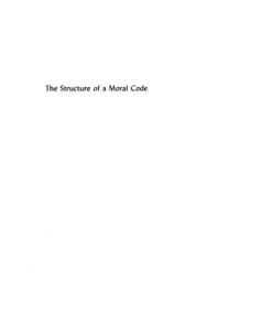 The Structure of a Moral Code: Navajo Ethics eBook