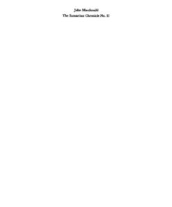 The Samaritan Chronicle No. II (or: Sepher Ha-Yamim): From Joshua to Nebuchadnezzar, 1st Edition eBook