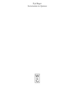 Sectarianism in Qumran: A Cross-Cultural Perspective, 1st Edition eBook