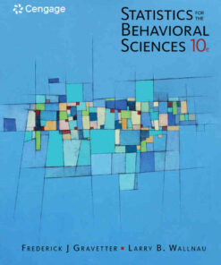Statistics for The Behavioral Sciences, 10th Edition eBook