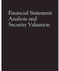 Financial Statement Analysis and Security Valuation, 5th Edition eBook