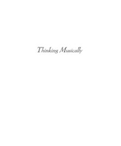 Thinking Musically: Experiencing Music, Expressing Culture, 3rd Edition eBook