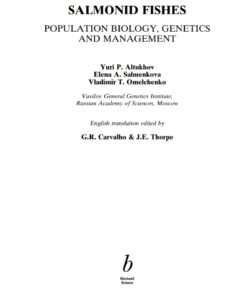 Salmonid Fishes: Population Biology, Genetics and Management, 1st Edition eBook