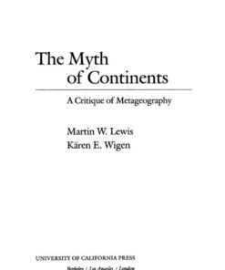 The Myth of Continents: A Critique of Metageography, 1st Edition eBook
