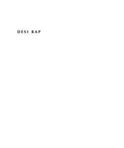 Desi Rap: Hip Hop and South Asian America eBook