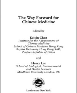 The Way Forward for Chinese Medicine, 1st Edition eBook