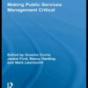 Making Public Services Management Critical, 1st Edition eBook