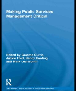 Making Public Services Management Critical, 1st Edition eBook