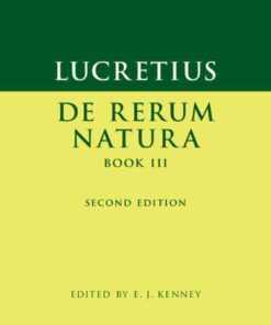 Lucretius: De Rerum NaturaBook III, 2nd Edition eBook