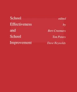 School Effectiveness and School Improvement, 1st Edition eBook