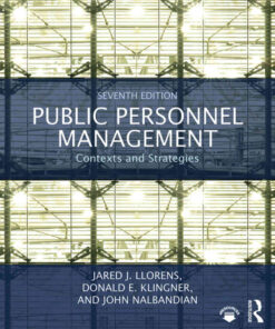 Public Personnel Management: Contexts and StrategiesNewer Edition Available, 7th Edition eBook