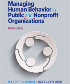 Managing Human Behavior in Public and Nonprofit Organizations, 5th Edition eBook