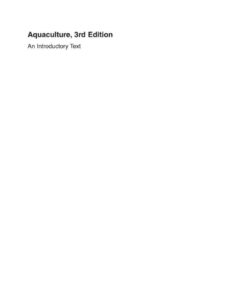 Aquaculture: An Introductory Text, 3rd Edition eBook