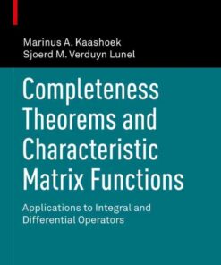 Completeness Theorems and Characteristic Matrix Functions: Applications to Integral and Differential Operators eBook