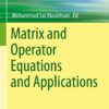 Matrix and Operator Equations and Applications eBook