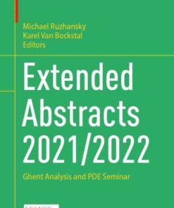 Extended Abstracts 2021/2022: Ghent Analysis and PDE Seminar eBook