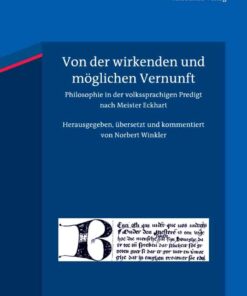 Von der wirkenden und möglichen Vernunft: Philosophie in der volkssprachigen Predigt nach Meister Eckhart, 1st Edition eBook