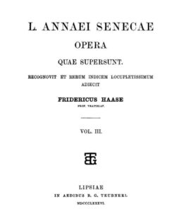 L. Annaei Senecae opera quae supersunt: Volumen III, 1st Edition eBook