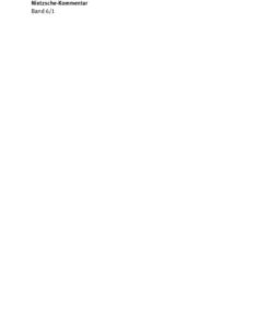 Kommentar zu Nietzsches "Der Fall Wagner" und "Götzen-Dämmerung", 1st Edition eBook