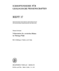 Sedimentation der variszischen Molasse im Thüringer Wald , 1st Edition eBook