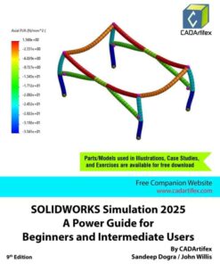 SOLIDWORKS Simulation 2025: A Power Guide for Beginners and Intermediate Users, 9th Edition eBook
