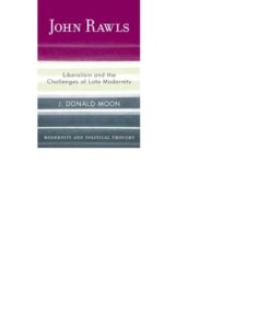 John Rawls: Liberalism and the Challenges of Late Modernity, 1st Edition eBook