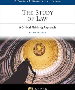The Study of Law: A Critical Thinking Approach, 6th Edition eBook