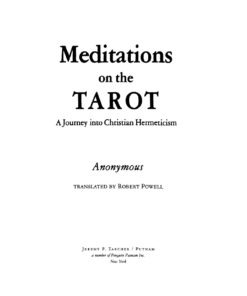 Meditations on the Tarot eBook
