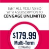 Cengage Unlimited, Multi-term 12 months, 1st Edition
