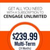 Cengage Unlimited, Multi-term (24 months), 1st Edition