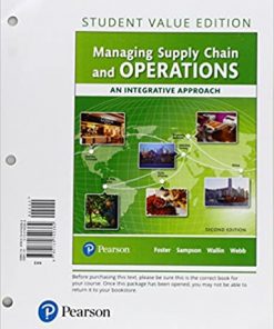 MyLab Operations Management with Pearson eText -- Access Card -- for Managing Supply Chain and Operations: An Integrative Approach eBook