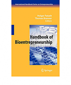 Handbook of Bioentrepreneurship eBook