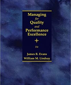 Managing for Quality and Performance Excellence eBook