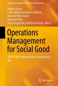 Operations Management for Social Good: 2018 POMS International Conference in Rio eBook